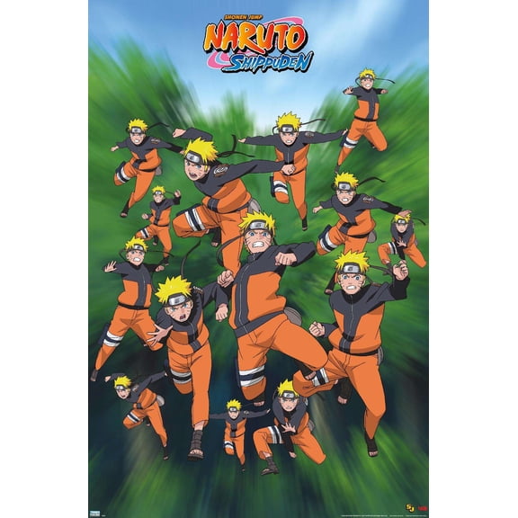 Naruto - Poses Wall Poster, 22.375" x 34"