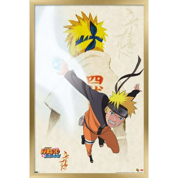 Naruto - Powers Wall Poster, 14.725" x 22.375", Framed