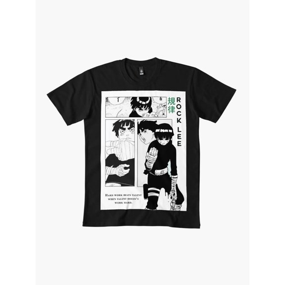 Naruto - Rock Lee The Eternal Rival Of The Green Beast T-Shirt Sizes S-5Xl GooGate