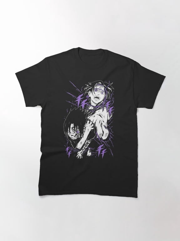 Naruto - Sasuke And Itachi The Cursed Power Of Forbidden Eyes T-Shirt Sizes S-5Xl GooGate