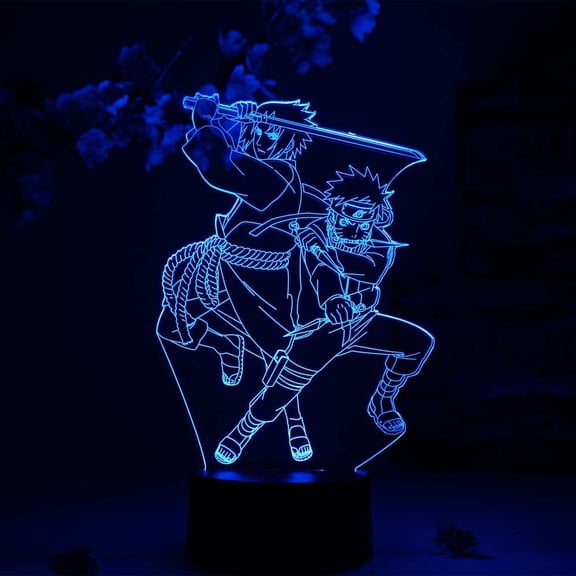 Naruto & Sasuke Otaku Lamp