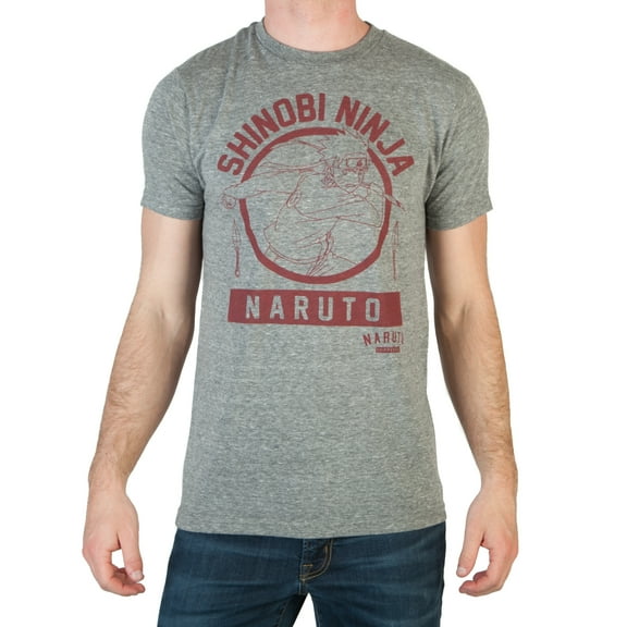 Naruto Shinobi Ninja Tri-Blend T-Shirt-S