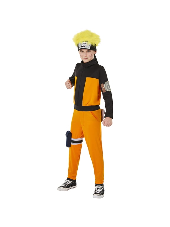 Naruto Shippuden 4pc Halloween Costume for Children, Boy's Size M (8), by Inspirit Designs