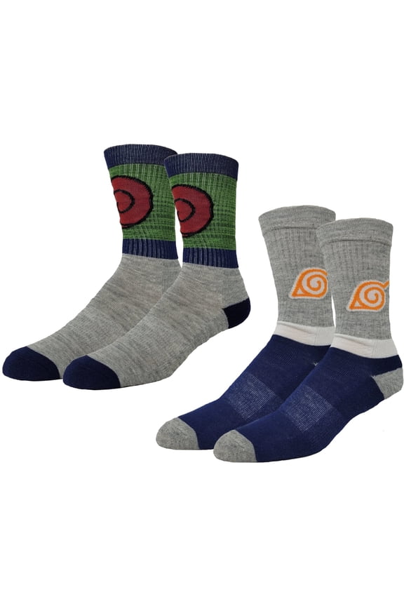 Adult Crew Sock 2 Pack Cosplay Colorblock Icons