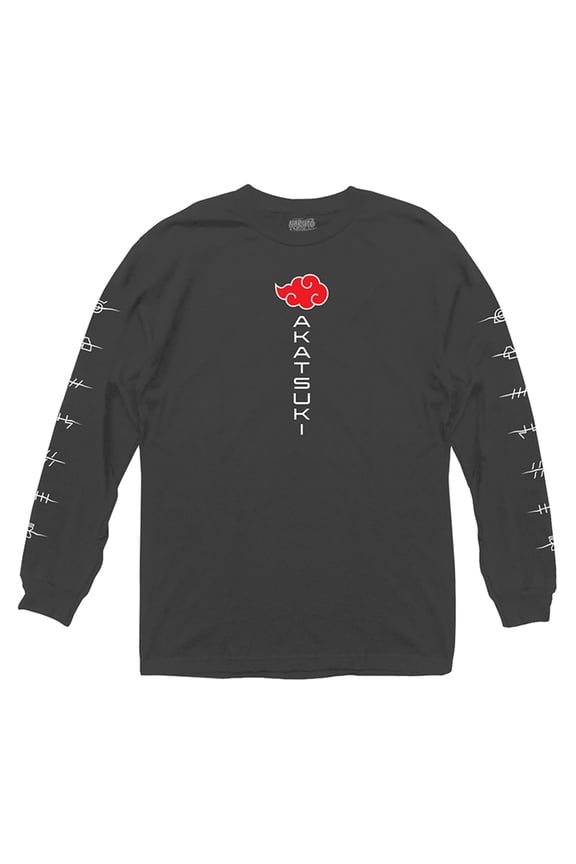 Akatsuki Anti Village Symbols Anime Adult Long Sleeve T-Shirt XL