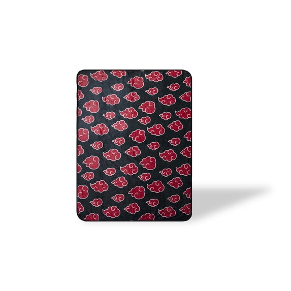 Naruto: Shippuden Akatsuki Red Cloud Anime Throw Blanket | 60 x 45 Inches