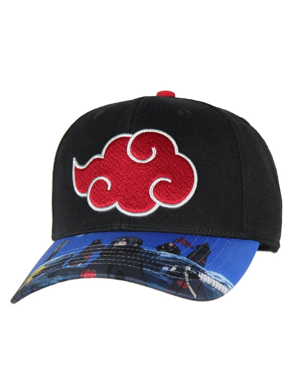 Shippuden Akatsuki Red Cloud Character Bill Adjustable Snapback Hat Cap