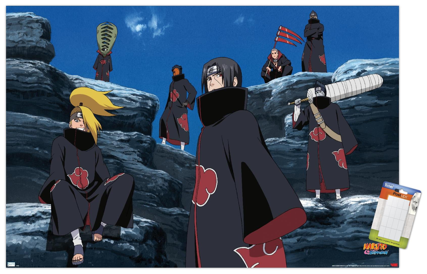 Naruto Shippuden Akatsuki Unframed Horizontal Wall Poster