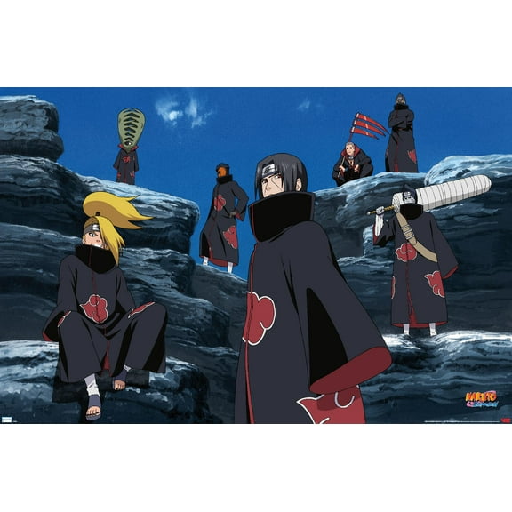 Naruto Shippuden - Akatsuki Wall Poster, 22.375" x 34"