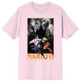 thumbnail image 1 of Naruto Shippuden Anime Cartoon Naruto v. Sasuke  Pink Tee - L, 1 of 6