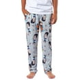 thumbnail image 1 of Naruto Shippuden Anime Men's Chibi Characters And Symbols Lounge Sleep Pajama Pants, 1 of 6