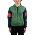 thumbnail image 1 of Naruto Shippuden Anime Men's Kakashi Hatake Costume Cosplay Zippered Hoodie, 1 of 5