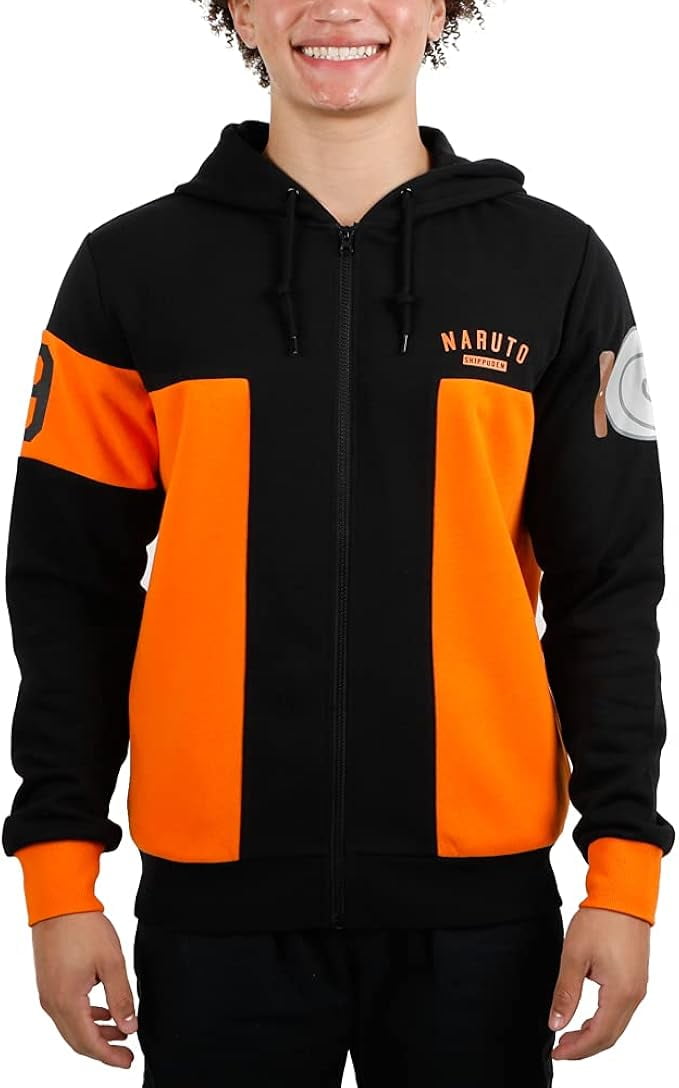 Naruto Shippuden Adult Akatsuki Frames Pullover Fleece Hoodie