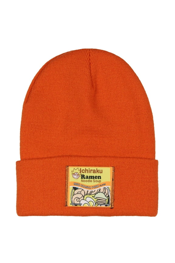 Naruto Shippuden Beanie Ichiraku Ramen Noodle Soup Cuff Knit Beanie Hat Cap