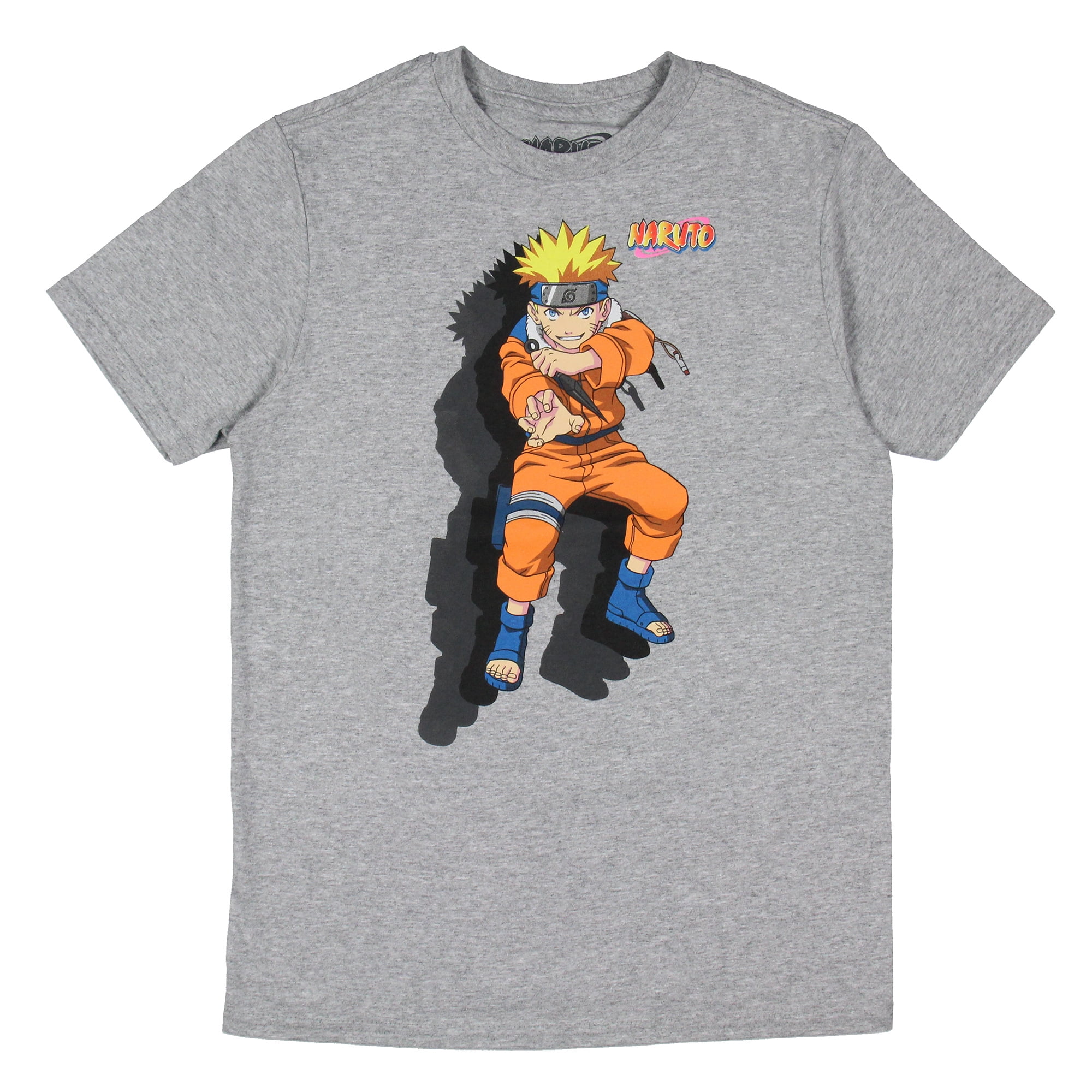 Naruto Shippuden Full Cast Of Characters Boy's Red T-shirt-x-large