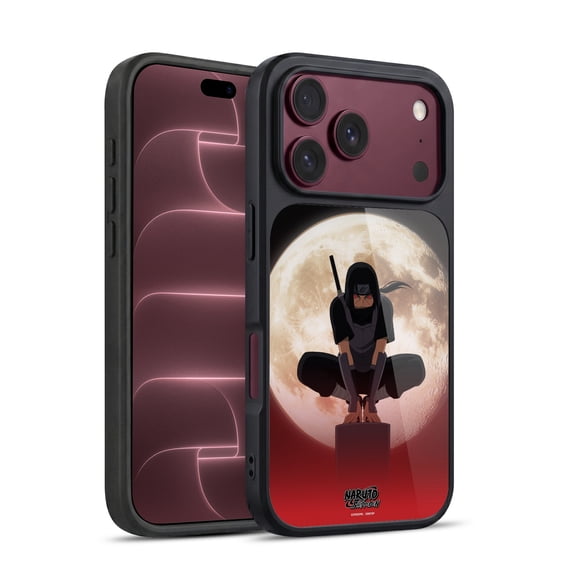 Naruto Shippuden Character Art Itachi Uchiha Moon Hybrid Hard MagSafe Case for Apple iPhone 18 Pro