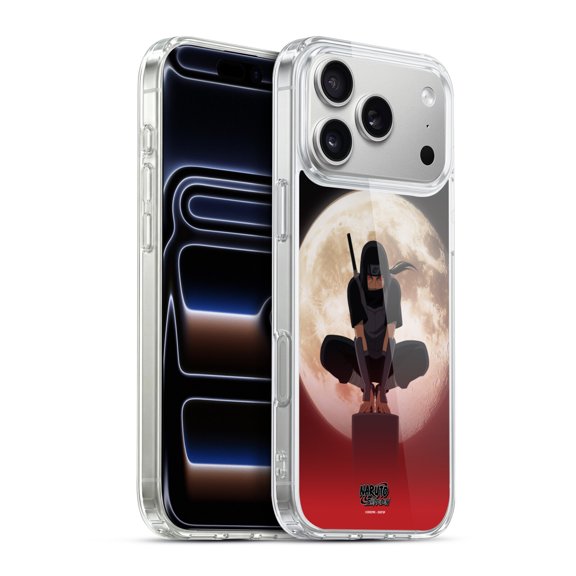 Naruto Shippuden Character Art Itachi Uchiha Moon Hybrid MagSafe Case for Apple iPhone 17 Pro Max