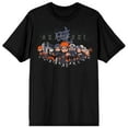 thumbnail image 1 of Naruto Shippuden Chibi Akatsuki Group Crew Neck Short Sleeve Men's Black T-shirt-Large, 1 of 7