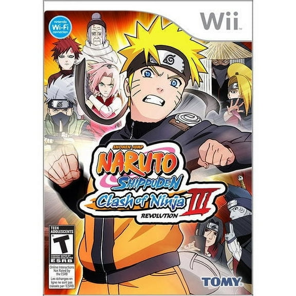 Pre-Owned Naruto Shippuden: Clash of Ninja Revolution 3 - Nintendo Wii
