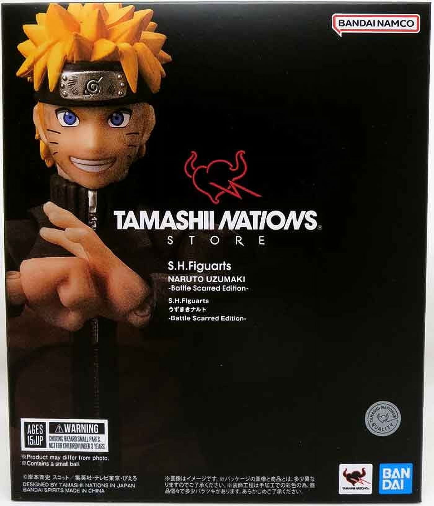 SHFiguarts うずまきナルト BattleScarredEdition Naruto Shippuden Collectible Kids Uzumaki Action Figure, 6