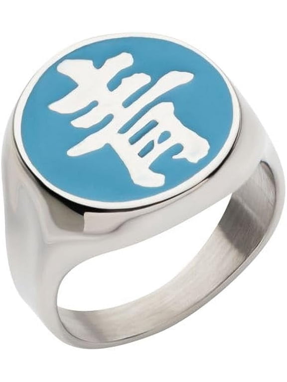 Naruto Shippuden Deidara Akatsuki Ring - Masashi Kishimoto Merchandise, 316L Steel Ring, Size - 11"