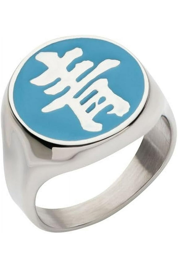 Naruto Shippuden Deidara Akatsuki Ring - Masashi Kishimoto Merchandise, 316L Steel Ring, Size - 11"