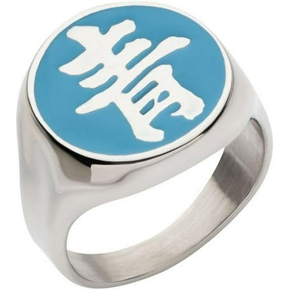Naruto Shippuden Deidara Akatsuki Ring - Masashi Kishimoto Merchandise Ring, Stainless Steel - 12