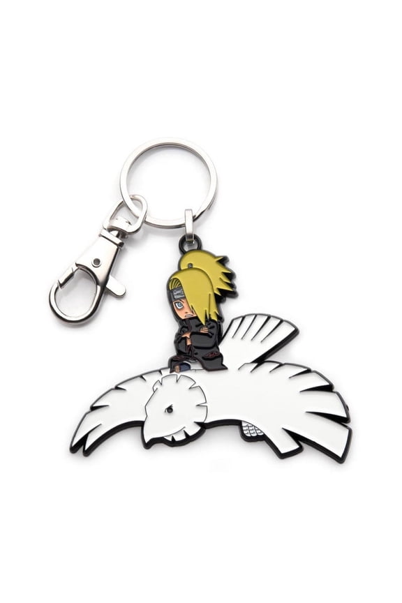 Naruto Shippuden Deidara on Clay Bird Enamel Pendant Keychain
