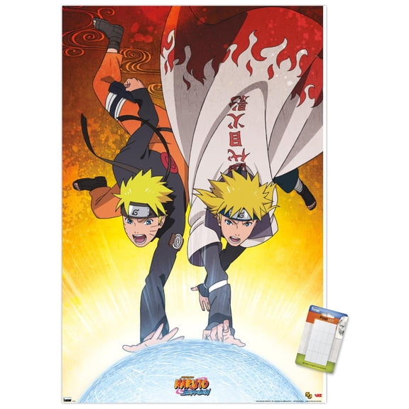 Naruto Shippuden - Duo Wall Poster, 22.375" x 34"