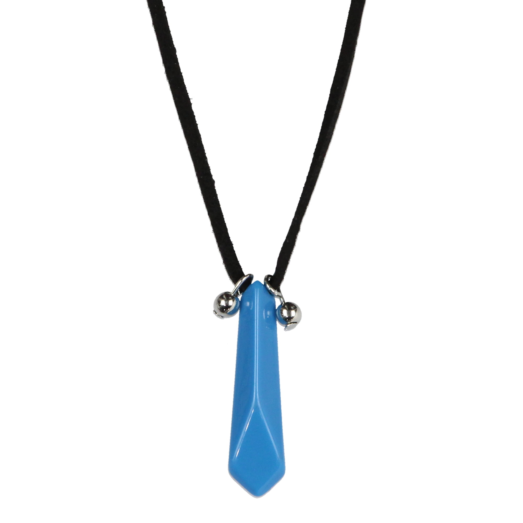 Naruto Shippuden First Hokage Tsunade Blue Crystal Charm Necklace for