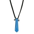 thumbnail image 1 of Naruto Shippuden First Hokage Tsunade Blue Crystal Charm Necklace for Women Men, 1 of 7