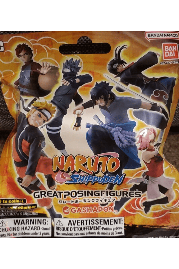 Naruto Shippuden Gashapon Great posing figures Blind Pack