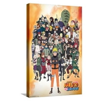 Naruto Shippuden - Group Canvas Wall Poster, 14.725" x 22.375"