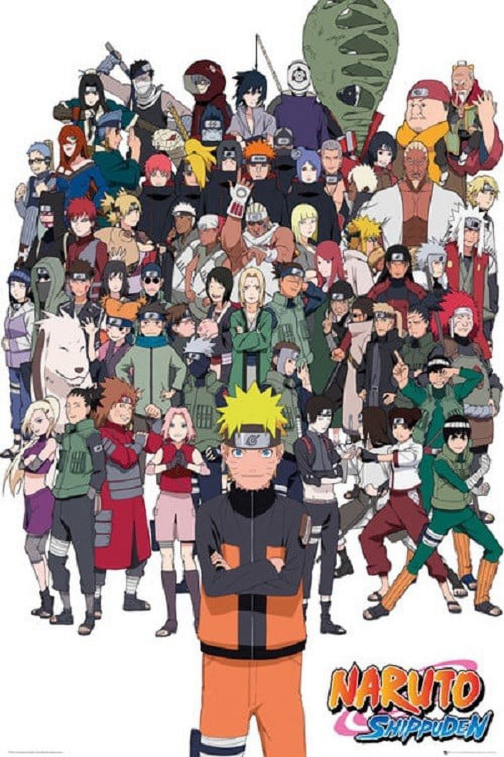 Naruto Shippuden - Anime / Manga Poster / Print (All Characters) -  Walmart.com