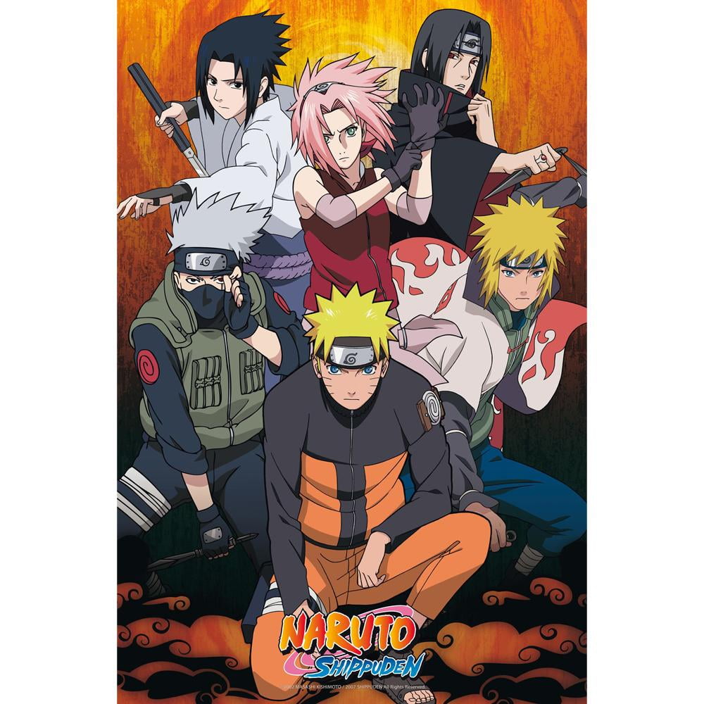 Poster Naruto Shippuden Group 53x158cm