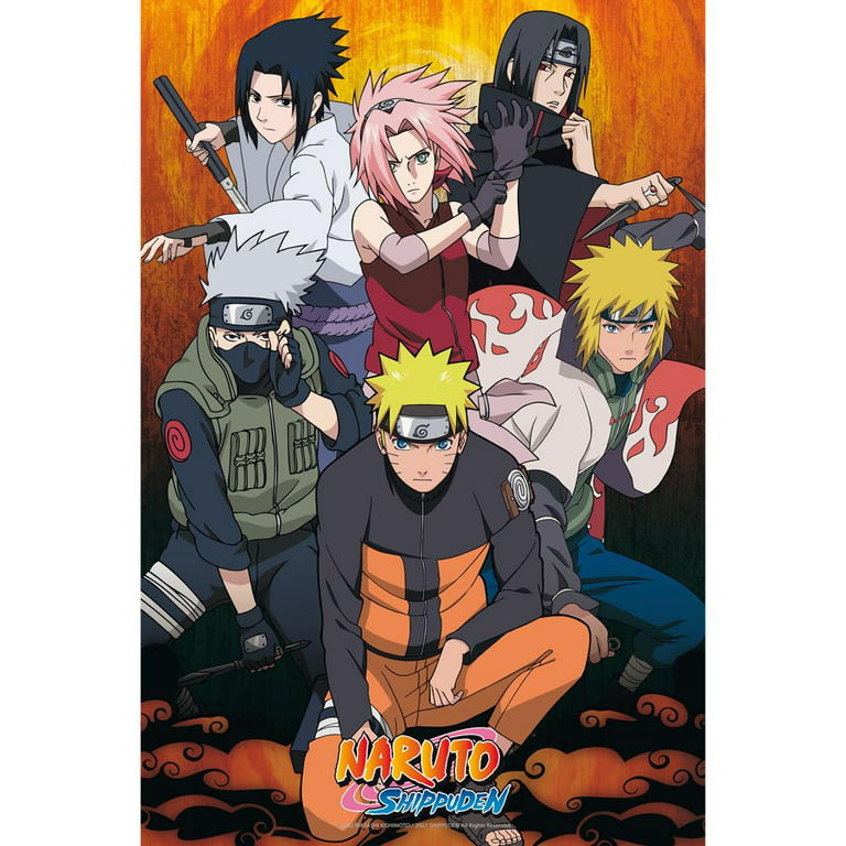 Naruto Shippuden Characters Anime Manga Poster