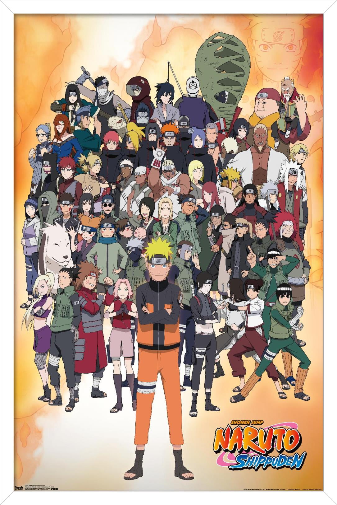 NARUTO SHIPPUDEN Framed print Adults and children