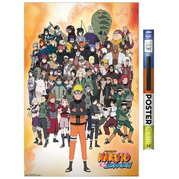 Naruto Shippuden - Group Wall Poster, 22.375" x 34"