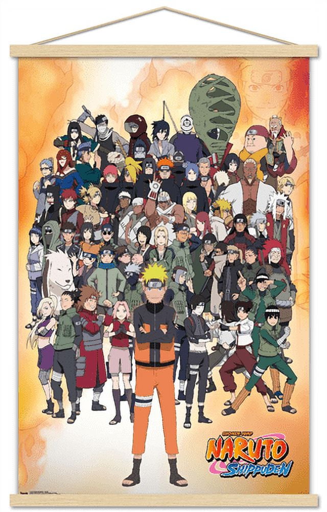 Anime Naruto Shippuden Character Group Canvas Poster Print 40 x 60