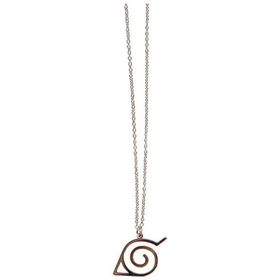 Naruto Shippuden Hidden Leaf Village Logo Enamel Pendant Necklace