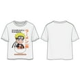 thumbnail image 1 of Naruto Shippuden Ichiraku Ramen Juniors White Crop Top Graphic Tee Shirt - S, 1 of 7