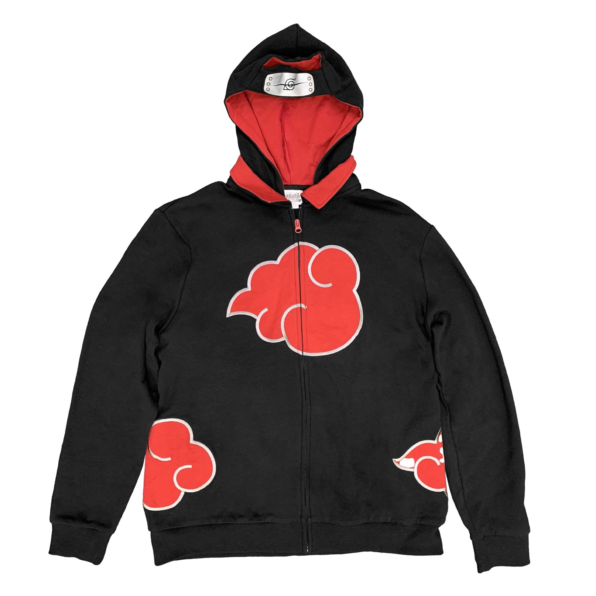 Naruto Shippuden Itachi Akatsuki Hidden Leaf Symbol Cosplay Hoodie With  Headband 2XL - Walmart.com