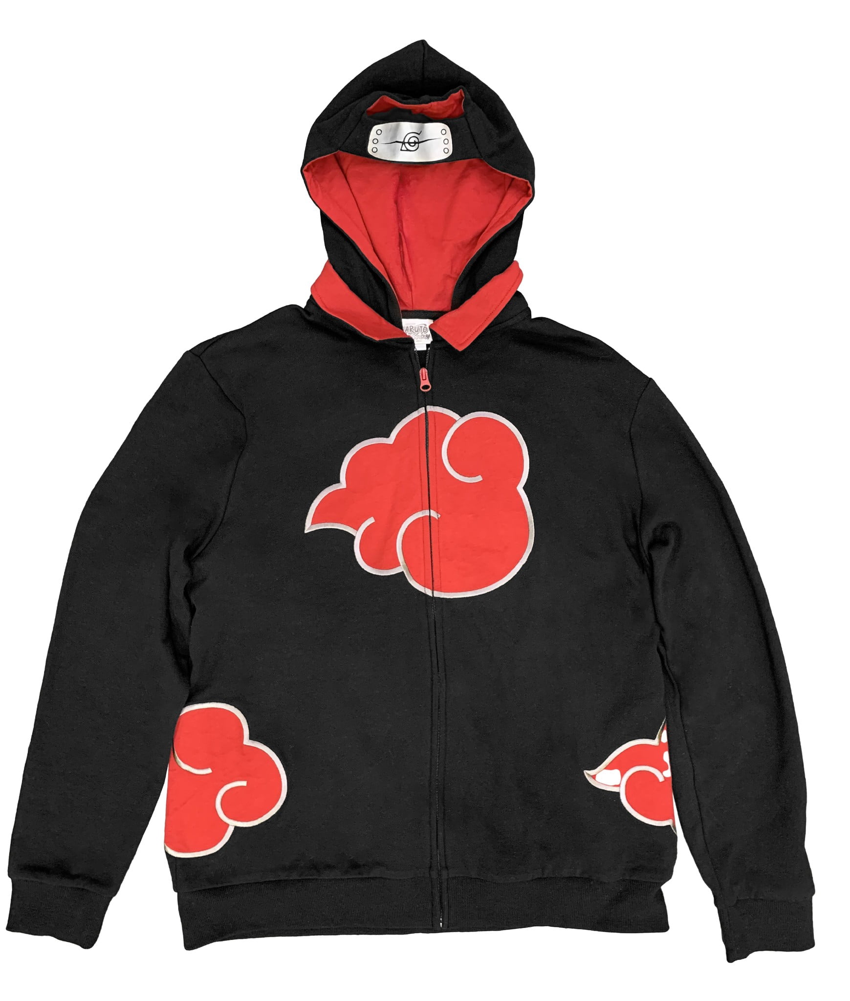 Naruto Shippuden Itachi Akatsuki Hidden Leaf Symbol Cosplay Hoodie With  Headband 2XL - Walmart.com