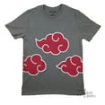 thumbnail image 1 of Naruto Shippuden Itachi Anti Leaf Clouds Akatsuki Licensed Adult Shirt, 1 of 1
