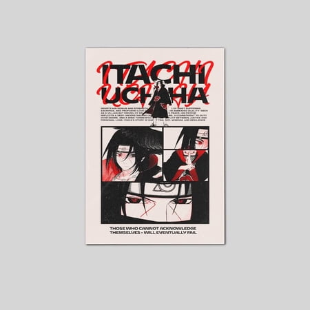 Naruto Shippuden: Itachi Uchiha Manga Style Poster Googate