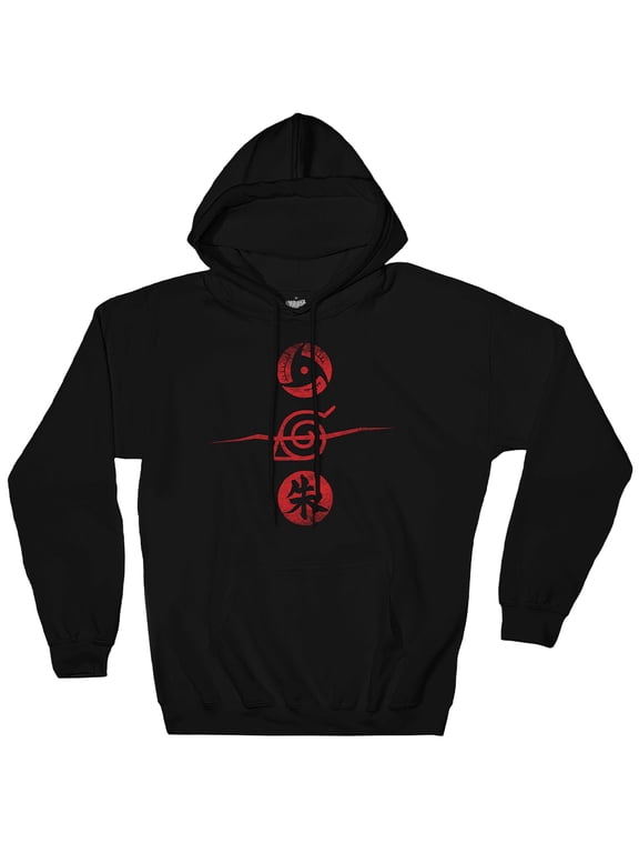 Naruto Shippuden Itachi Uchiha Mangekyo Sharingan Licensed Adult Hoodie