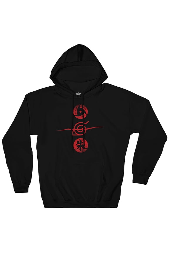 Naruto Shippuden Itachi Uchiha Mangekyo Sharingan Licensed Adult Hoodie