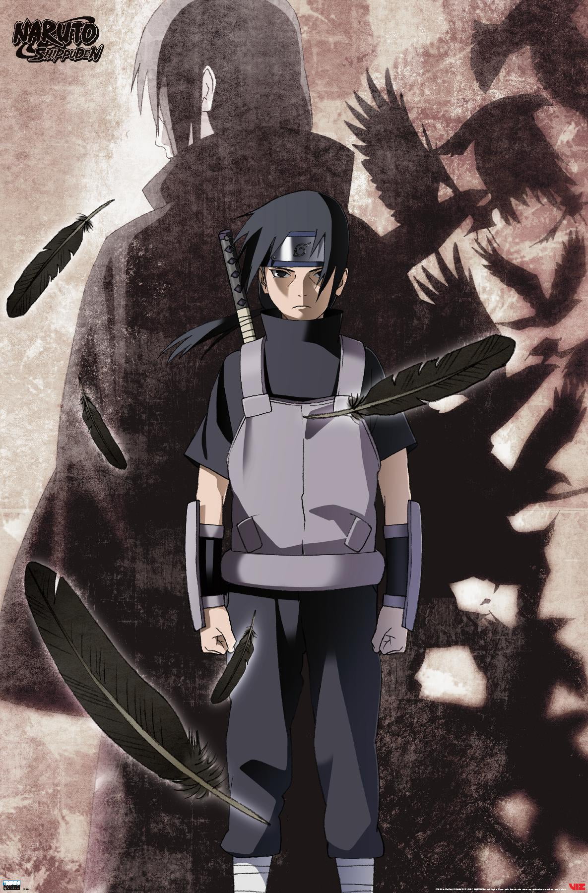 Naruto Shippuden - Itachi Uchiha Wall Poster, 22.375" x 34"
