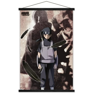 Trends International Gallery Pops Naruto Shippuden - Naruto Uzumaki  Fighting Pose Wall Art Wall Poster, 12 x 12, Black Framed Version