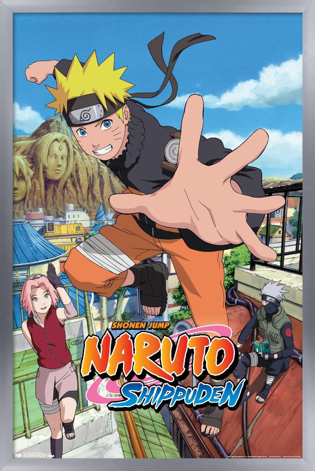 Naruto Shippuden - Jump Wall Poster, 22.375